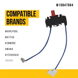 PartsBroz W10847984 Belt Switch - Compatible With Whirlpool Maytag Kenmore Amana Dryers - Replaces AP5988913 W10411936 W10724631 4383655 PS11728120 Ultra Durable Replacement