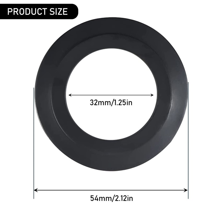 FANNAS Rubber Replacement Seal, Pack of 6 Sink Strainer Basket