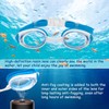 ESAVIA Nearsighted Swim Goggles for Kids -2.0D to -5.0D,Anti Fog