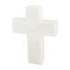 Mud Pie Marble Cross, White, 6" x 4.5", 1 Count