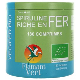 Flamant Vert Végifer 500mg Organic 180 Tablets