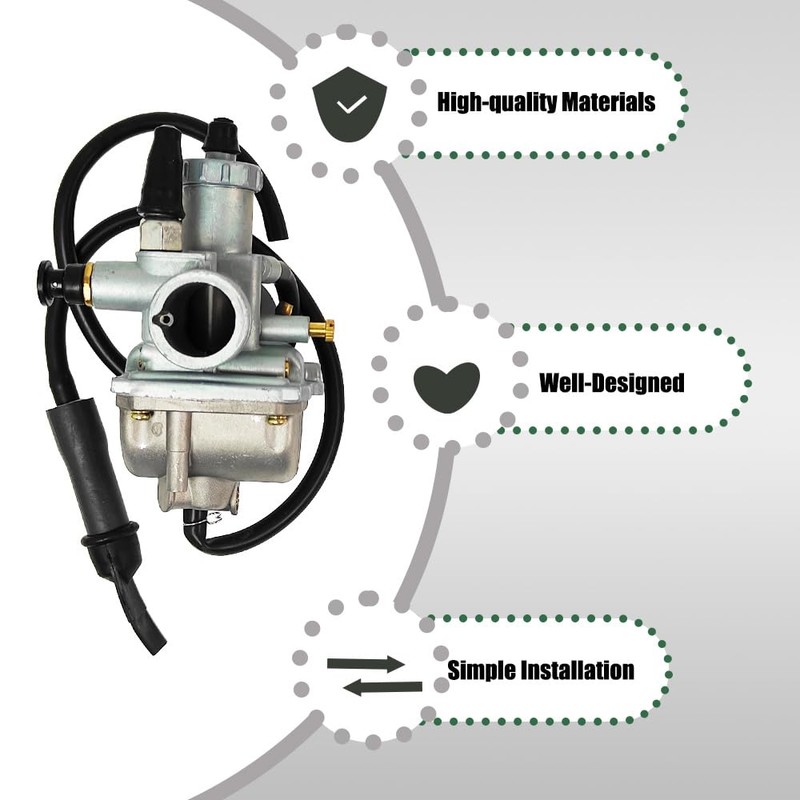 LT-F160 Carburetor Replacement for Suzuki Quadrunner 160 LT160E 1989-2003