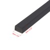 sourcing map Solid Rectangle Rubber Seal Strip 5mm Wide 3mm