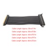 PCIE 4.0 X16 Extender Riser Cable High Shielding Property 180