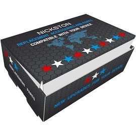 NICKSTON Stainless Steel Chain Links Band Compatible with Garmin Venu 2 and Vivoactive 4 Smartwatches Adjustable Silver Color Bracelet A22 (7" (178mm) Wrist Size)