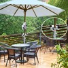 YeahBoom Metal Parasol Holder, Table Clamp for Garden Umbrellas with