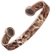 Mens Pure Copper Bracelet Magnetic Copper Bangle Cuff 6 Powerful