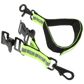 Totority 2pcs Firefighter Glove Safety Straps with Reflective Trim Durable Glove Clips for Construction Maintenance and Firefighters Easy Attachment Buckle Design for Enhanced Security