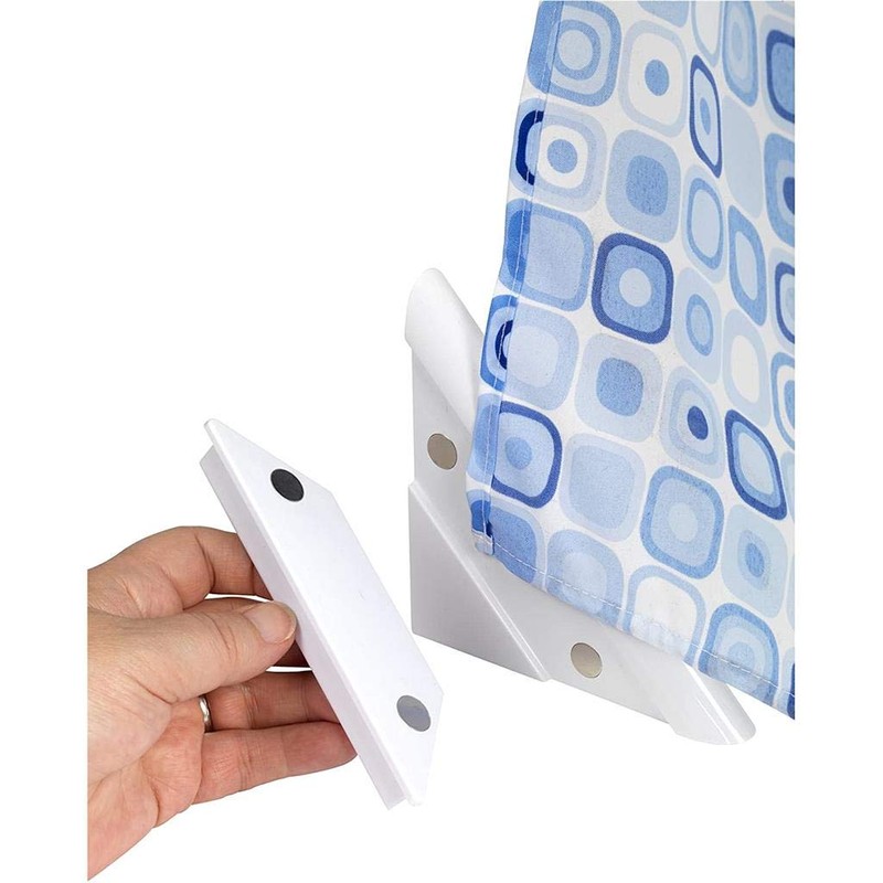 Croydex Magnetic Curtain Clip, White, 125 mm