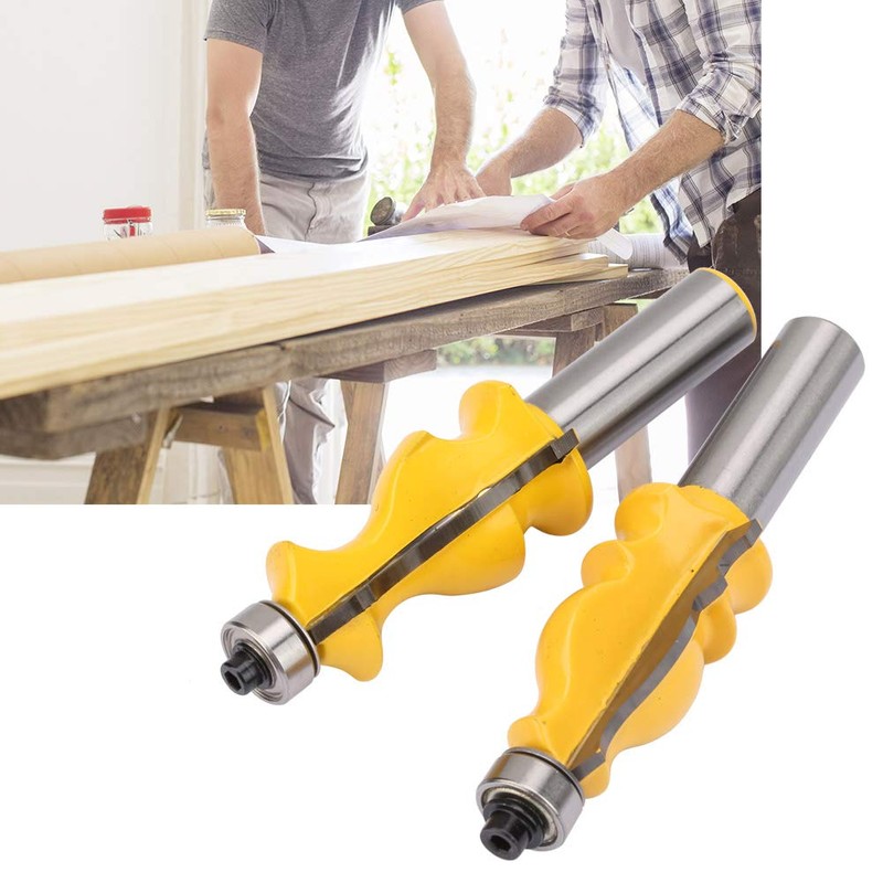 Architectural Router Bit, 1/2 Inch Shank Fishtail Handrail Router Bit