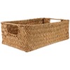 DOITOOL Rectangular Wicker Baskets Storage Baskets Rectangular Wicker Baskets with