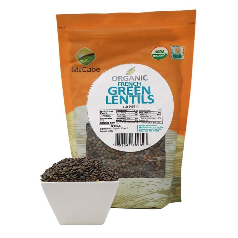 McCabe Organic French Green Lentils - Green Lentils Organic |