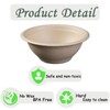 100Pcs Small Brown Paper Bowl Disposable Bowls for Parties,7.7oz/220ml Party