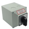 KEYMOO 63A Rotary Changeover Switch with Exterior Box, 4NO 4NC