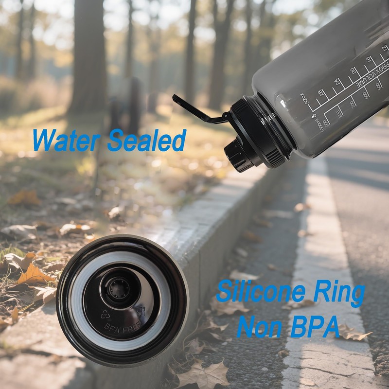 2Pack Replaceable Lid for Nalgene Sustain Tritan Water Bottle,Wide Mouth