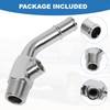 Hot Water Radiator Coolant Temp Sensor Elbow Connector Tube Replace