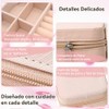 12 Piezas Joyero para Mujer, Caja de Almacenamiento de Joyas,