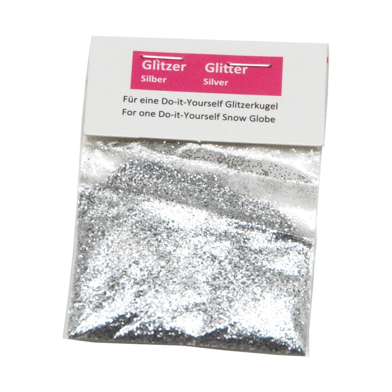 SNOWGLOBE for you - DO IT YOURSELF 3 x Silver
