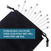 Cocktail Picks, 16PCS Upgrade Stainless Steel Toothpicks Martini Olive Skewers,