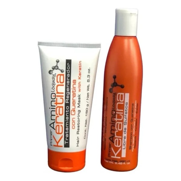 Shampoo Amino Keratina+tratamiento Regenerador Con Queratina