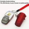 Lajiakoy Pocket Ashtray, Portable Ashtray, Odour-Proof for Travel, Lid and
