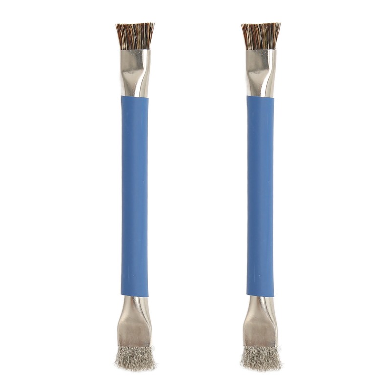 2Pcs Motherboard IC Cleaning Brush Double Head Antistatic Brushes for