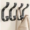 bussdis Coat Hooks Wall Mount for Hanging, Heavy Duty Backpack