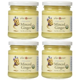Organic Minced Ginger 4 Pack (6.7 Oz Ea)
