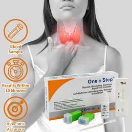 Underactive Thyroid Testing Kit, TSH Blood Tests for Hypothyroidism One Step (2 Test)