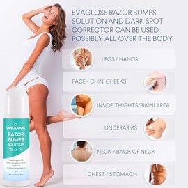 Tratamiento de golpes de afeitar para mujeres y hombres, tratamiento para el cabello encarnado, tratamiento de golpes de afeitar para área del bikini,