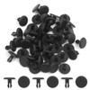 uxcell 50Pcs Plastic 4mm Hole Dia Car Plastic Fastener Rivet
