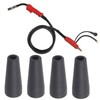 4PCS Flux Core Gasless Nozzle KP1939‑1 Flame Retardant PTFE Electric