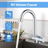 Folding Kitchen Faucets Polish Chrome Single Handle Basin Mixer Tap