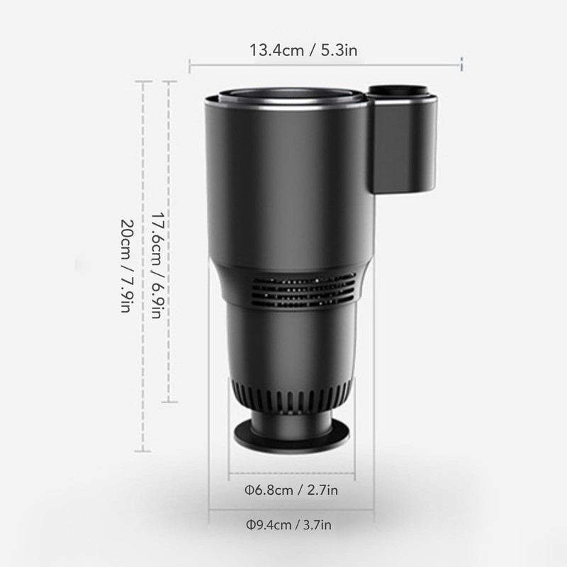 Car Cup Cooler Warmer Portable Intelligent Heating Cooling Cup Perfect