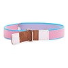 Ladeheid P15G Girls' Elastic Belt 1-6 Years 34-65 cm, Pink/Blue/Butterfly