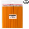 Trail maker Unsharpened Yellow Pencils in Bulk for School, Office