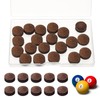 JJUNW Pack of 20 Billiard Cue Tips, 13 mm Pool