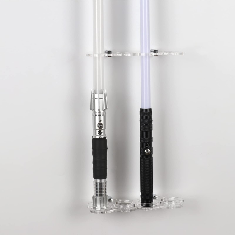 HHUXIUE Lightsaber Wall Mount Vertical Mount for Lightsaber - Clear