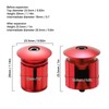 Lwuey Bicycle Pole End Plugs, Adjustable Bicycle Extension Plugs, Handlebar