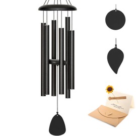 Wind Chimes for Outside, 3 Replaceable Wind Catchers, Large Windchime, Wind Chime with Deep Tone, Windchimes Outdoors, Up to 35" (Based on The Size of The Wind Catcher)