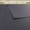 MCPINKY 50 Sheets Black Cardstock Paper, 12 x 12 Inch