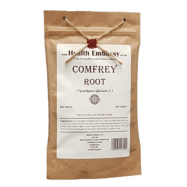 Health Embassy Comfrey Root (Symphytum officinale L 100% Natural (50g)