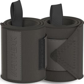 FITPEAK Wrist Wraps, Muscle Training, Ultra Hard Fabric, Wristband, Weight Training, Wrist Support, Bench Press, Black, 35.4 inches (90 cm)