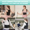 Posture Corrector Back Brace for Women and Men Adjustable Full