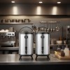 2 Pack Silver 3.2 Gal Insulated Beverage Dispenser for Hot/Cold