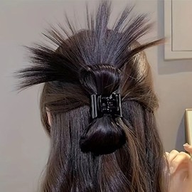 Thorn Hair Low Bun Wig Clamp LM-0624 (KYR-WFHGE62) Black / 가시머리 로우번 가발 집게핀 LM-0624 (KYR-WFHGE62) 블랙