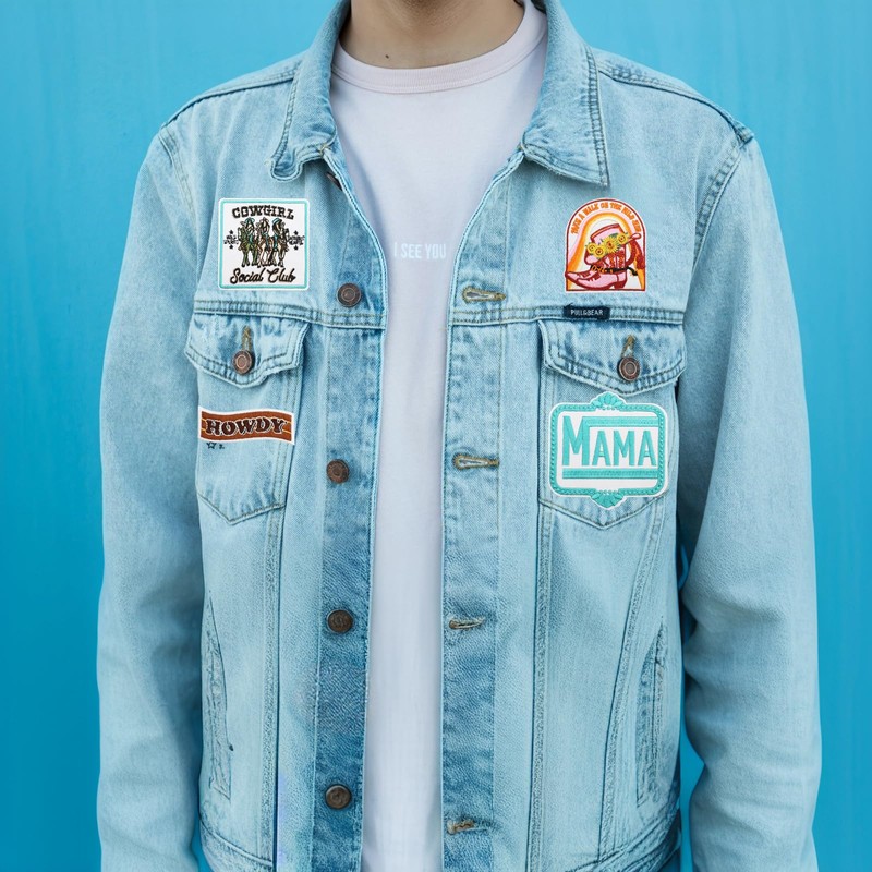 13 pcs Funny Western Iron on Patches, Embroidered Trucker Hat