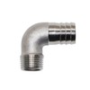 Beduan Stainless Steel Elbow 1" Hose Barb x 3/4" Male