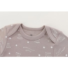 Chamie Baby Boys Bodysuits 5-Pack Baby Clothes Short Sleeve Cotton Infant Sleepsuit Summer