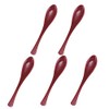 Wakaizumi Lacquerware Kappo Lacquerware Vermilion (Small) Ityu Spoon, Set of